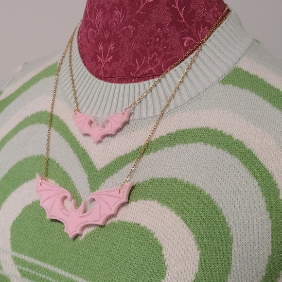 Y2K Power Puff Girls Vibes Lime Green Tunnel Heart Sweater Short Sleeve Tee - Picture 5 of 6